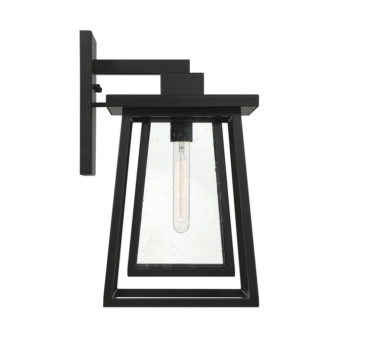 Savoy House 5-2022-BK One Light Outdoor Wall Lantern, Matte Black