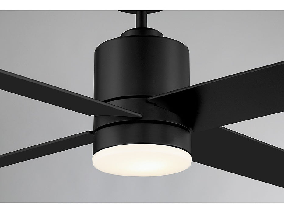 Meridian M2015MBK 52" Ceiling Fan, Matte Black