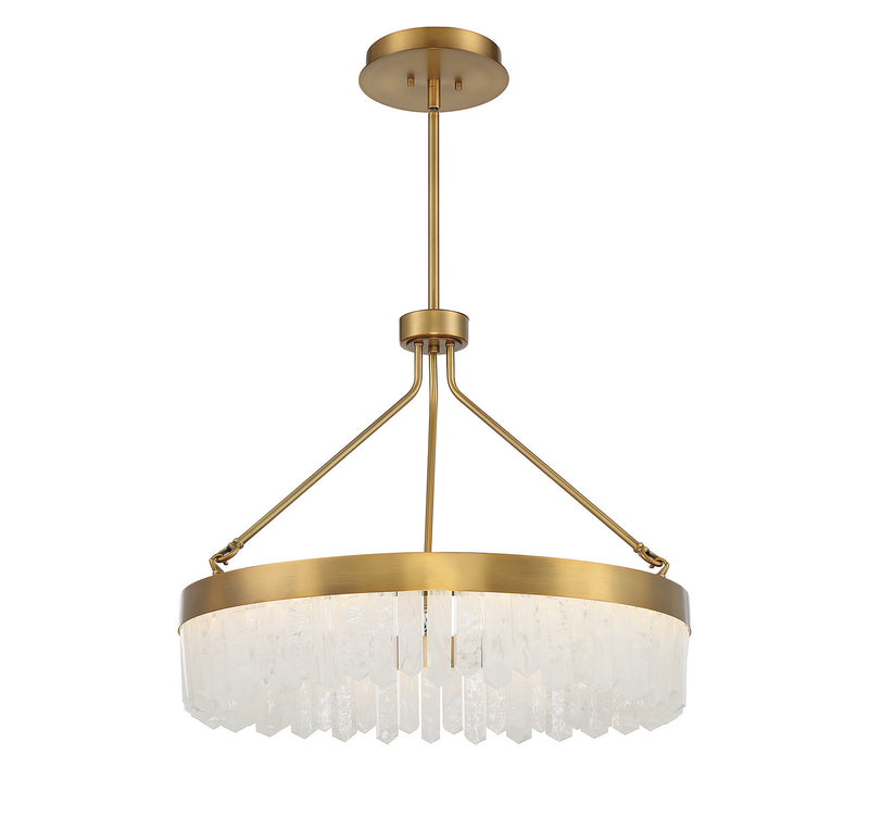 Savoy House 7-1620-43-322 LED Pendant, Warm Brass