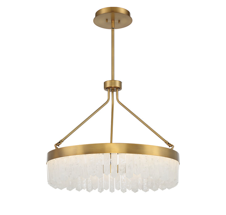 Savoy House 7-1620-43-322 LED Pendant, Warm Brass