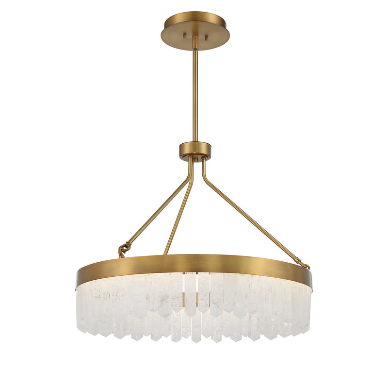 Savoy House 7-1620-43-322 LED Pendant, Warm Brass