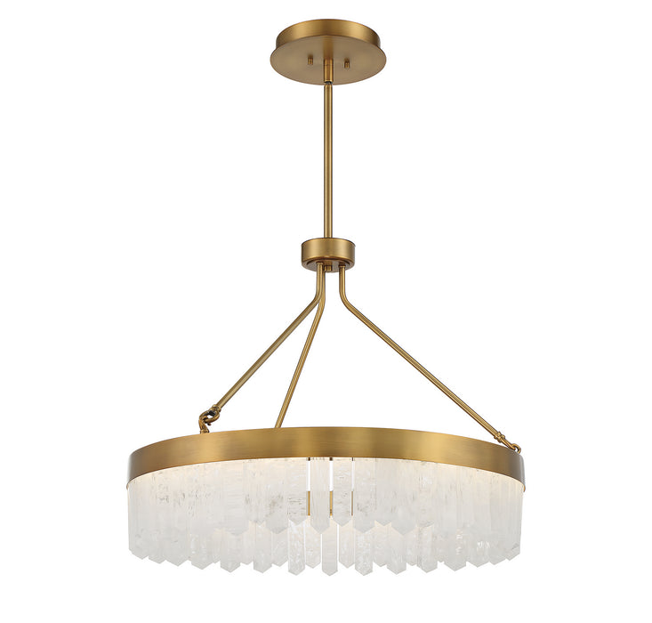 Savoy House 7-1620-43-322 LED Pendant, Warm Brass