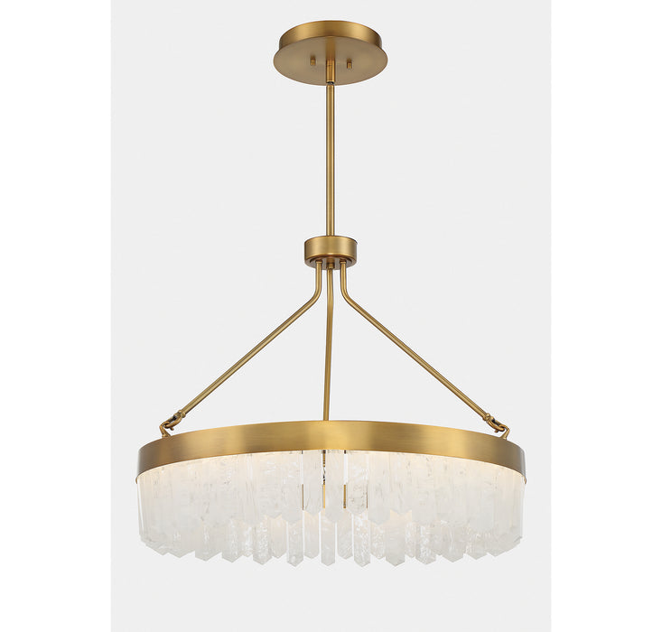 Savoy House 7-1620-43-322 LED Pendant, Warm Brass