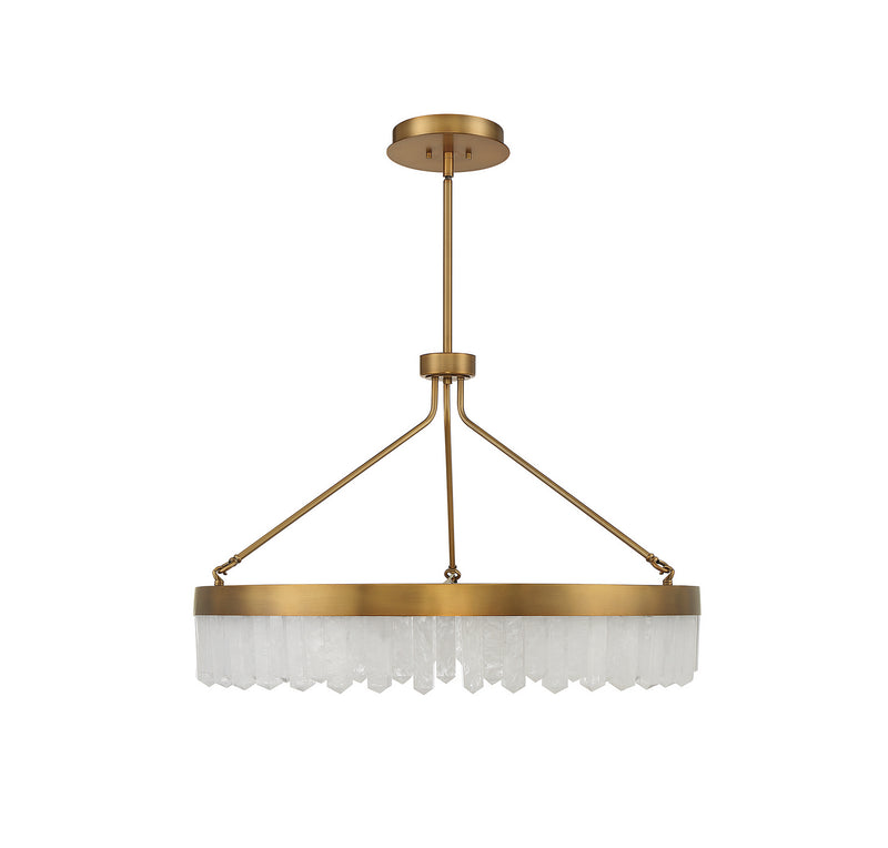 Savoy House 7-1621-53-322 LED Pendant, Warm Brass
