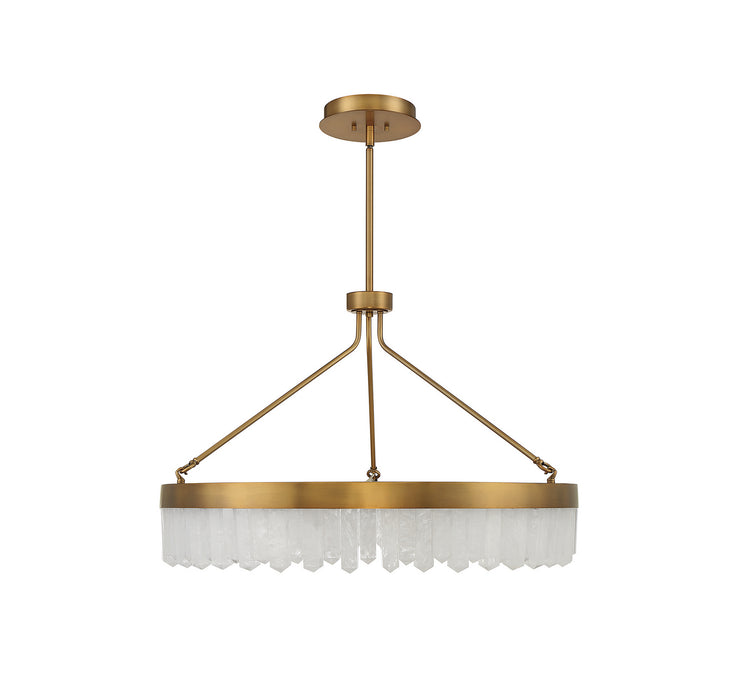 Savoy House 7-1621-53-322 LED Pendant, Warm Brass