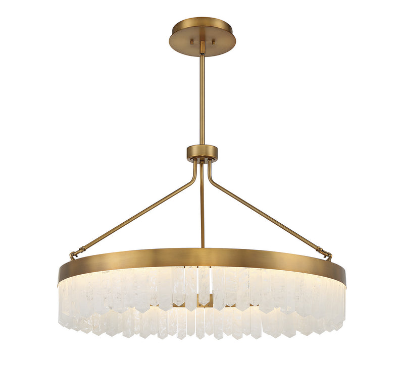 Savoy House 7-1621-53-322 LED Pendant, Warm Brass