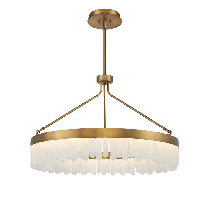 Savoy House 7-1621-53-322 LED Pendant, Warm Brass