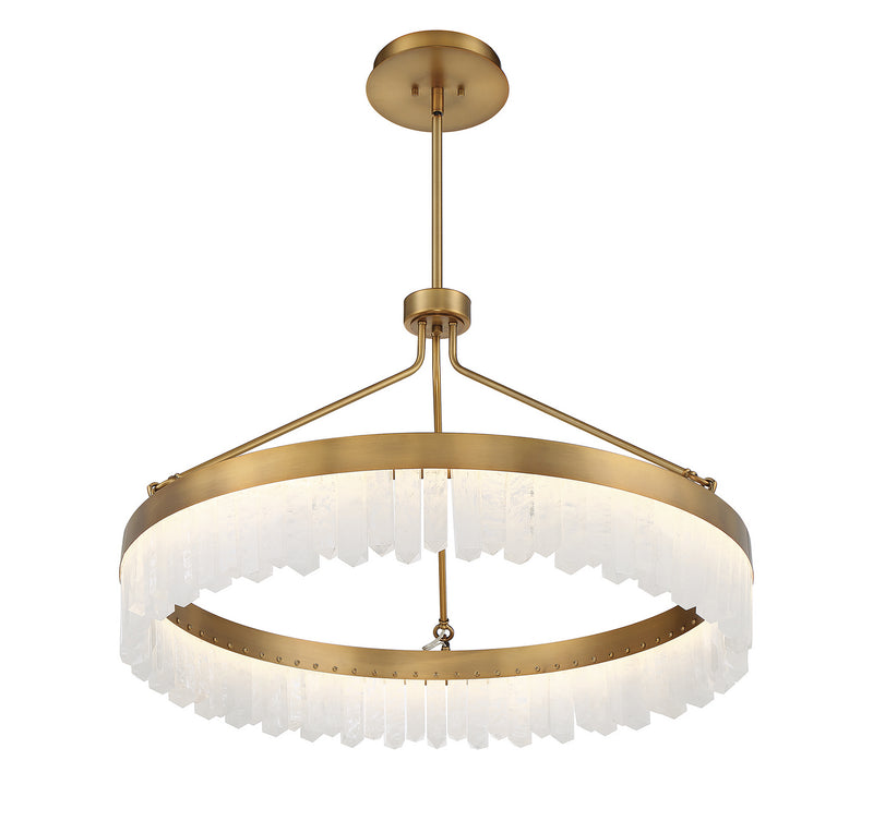 Savoy House 7-1621-53-322 LED Pendant, Warm Brass