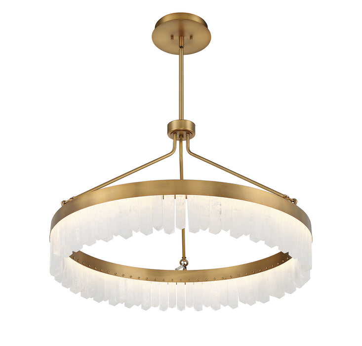 Savoy House 7-1621-53-322 LED Pendant, Warm Brass