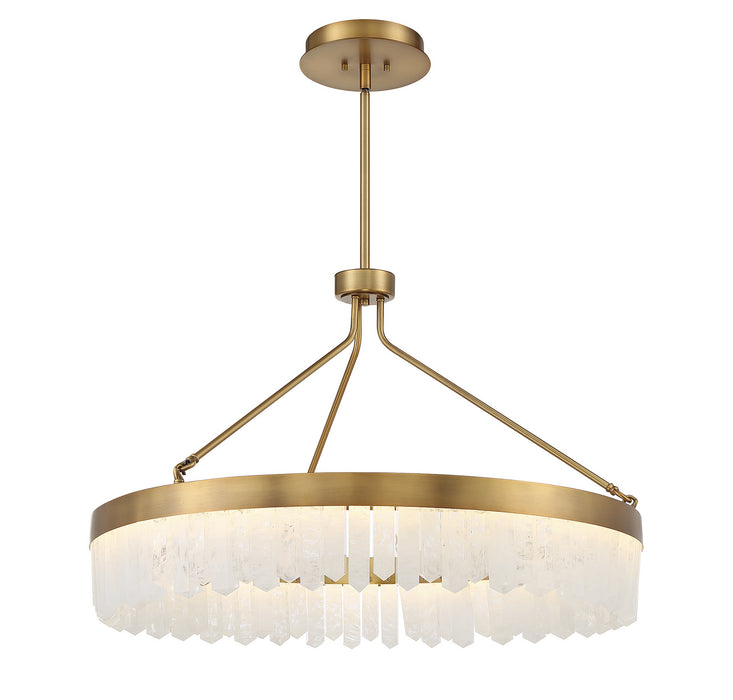 Savoy House 7-1621-53-322 LED Pendant, Warm Brass