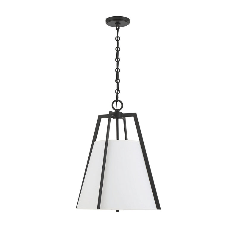 Savoy House 7-1875-3-89 Three Light Pendant, Matte Black