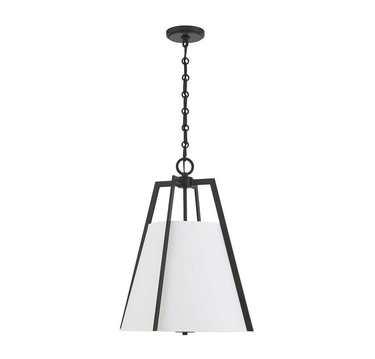 Savoy House 7-1875-3-89 Three Light Pendant, Matte Black