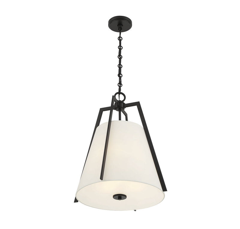 Savoy House 7-1875-3-89 Three Light Pendant, Matte Black
