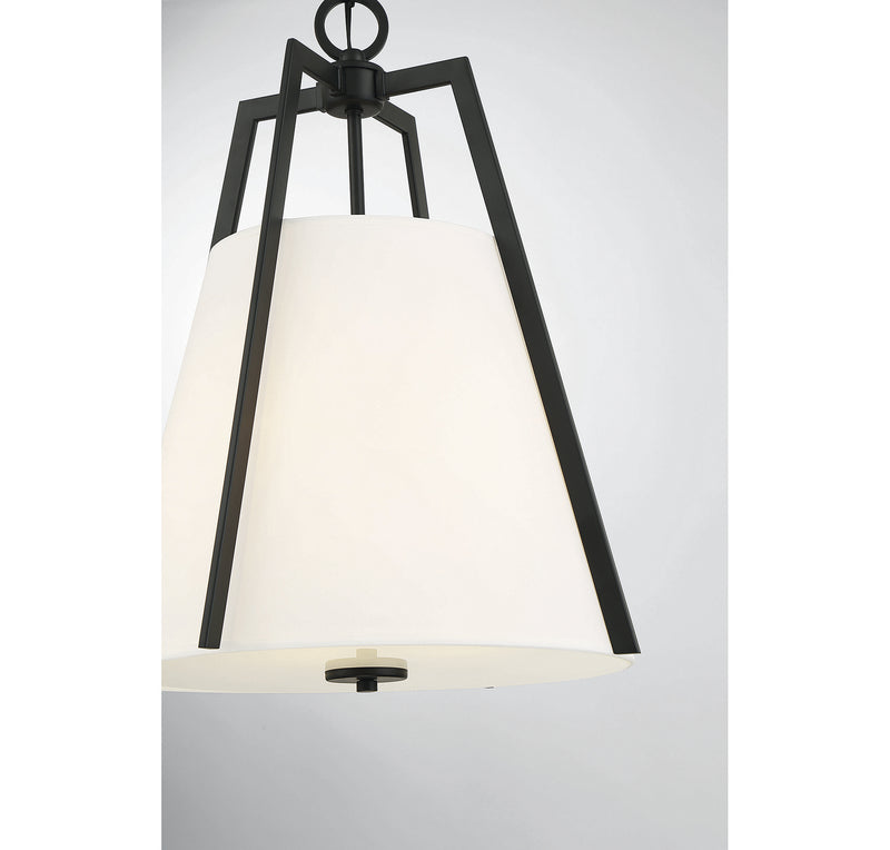 Savoy House 7-1875-3-89 Three Light Pendant, Matte Black