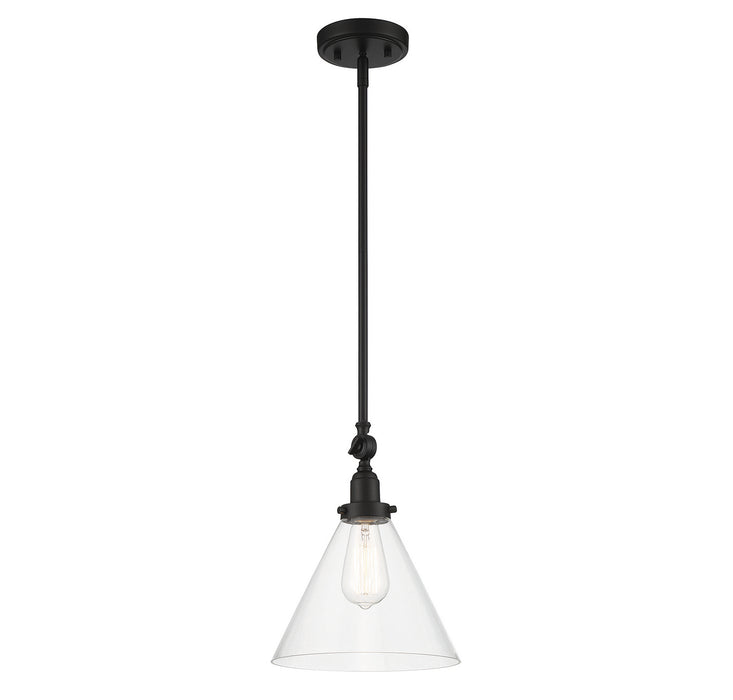 Savoy House 7-9132-1-89 One Light Pendant, Matte Black