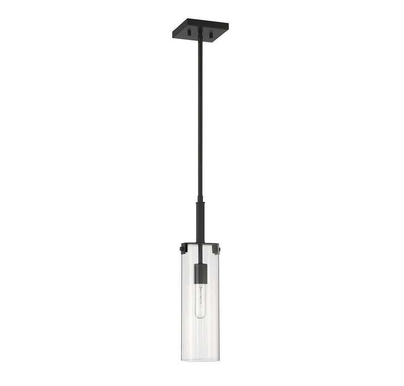 Savoy House 7-9770-1-89 One Light Mini-Pendant, Matte Black