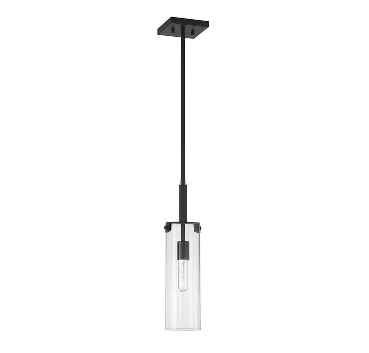 Savoy House 7-9770-1-89 One Light Mini-Pendant, Matte Black