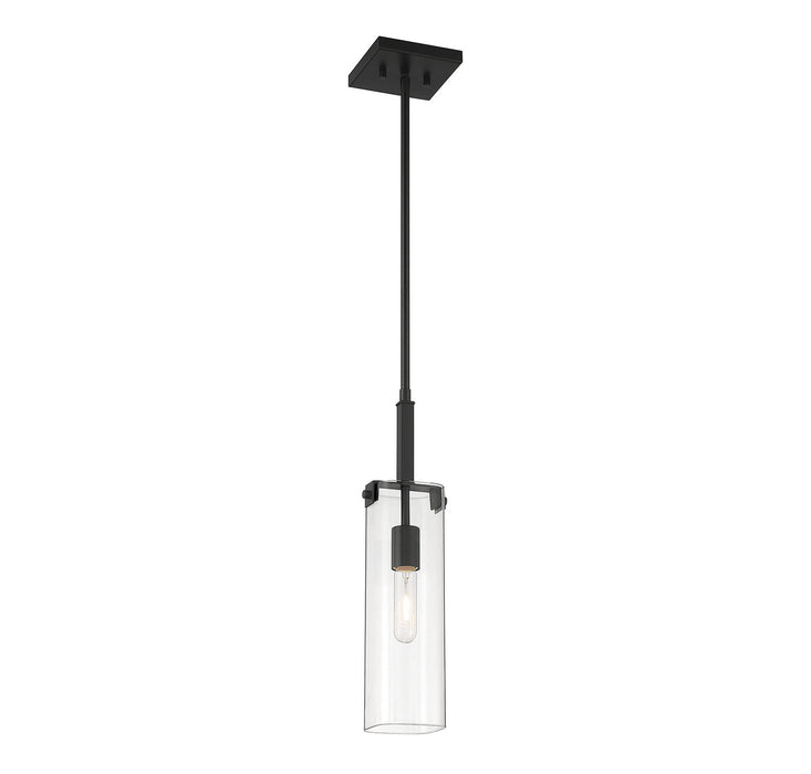 Savoy House 7-9770-1-89 One Light Mini-Pendant, Matte Black