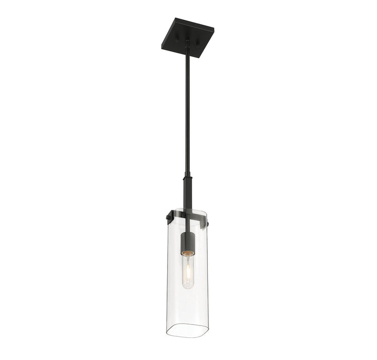 Savoy House 7-9770-1-89 One Light Mini-Pendant, Matte Black