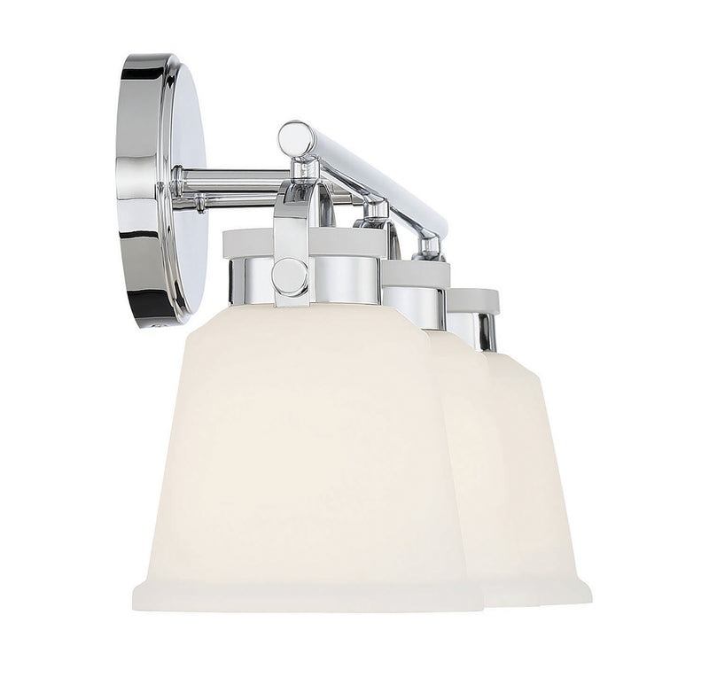 Savoy House 8-1627-3-11 Three Light Bathroom Vanity, Polished Chrome