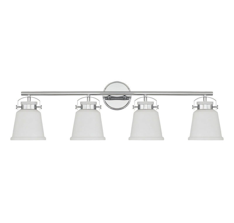 Savoy House 8-1627-4-11 Four Light Bathroom Vanity, Polished Chrome