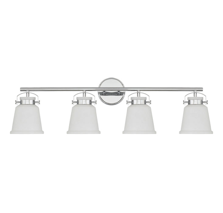 Savoy House 8-1627-4-11 Four Light Bathroom Vanity, Polished Chrome