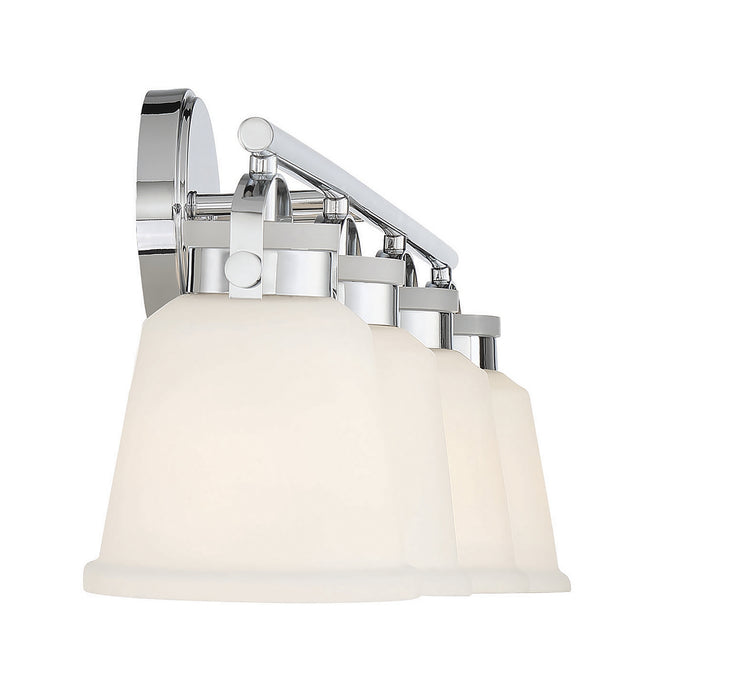 Savoy House 8-1627-4-11 Four Light Bathroom Vanity, Polished Chrome