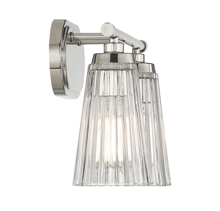 Savoy House 8-1745-2-109 Two Light Bathroom Vanity, Polished Nickel