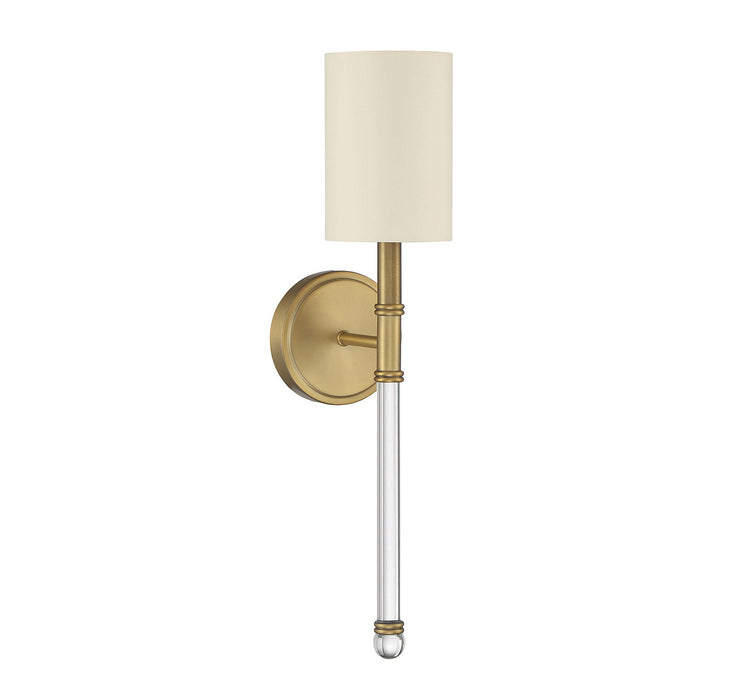 Savoy House 9-101-1-322 One Light Wall Sconce, Warm Brass