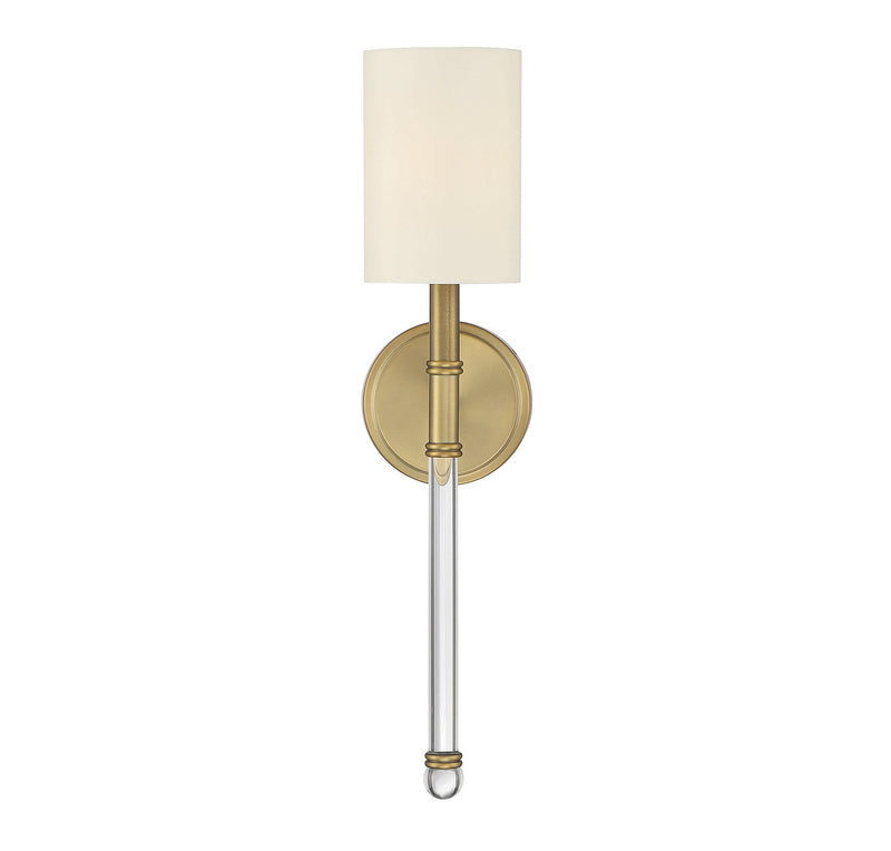 Savoy House 9-101-1-322 One Light Wall Sconce, Warm Brass