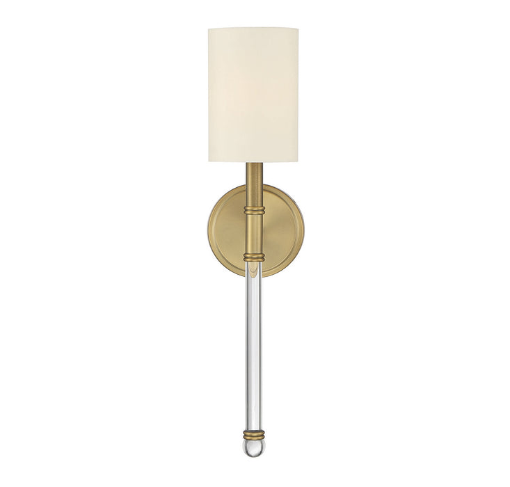 Savoy House 9-101-1-322 One Light Wall Sconce, Warm Brass