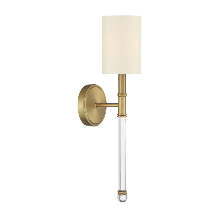 Savoy House 9-101-1-322 One Light Wall Sconce, Warm Brass