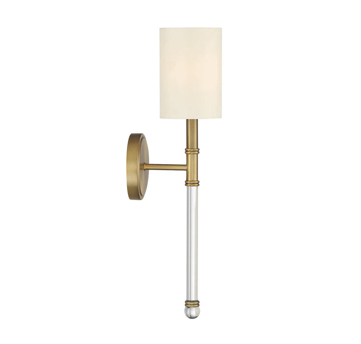 Savoy House 9-101-1-322 One Light Wall Sconce, Warm Brass