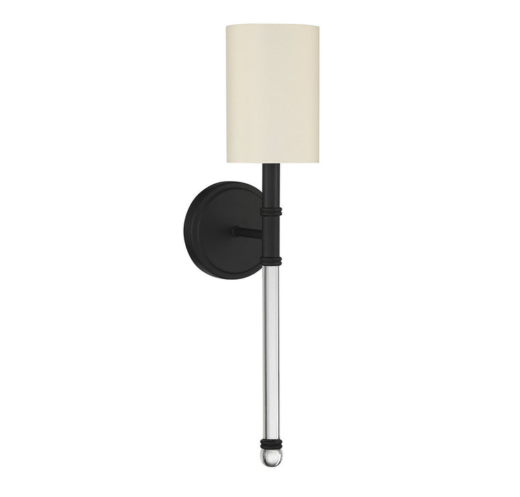 Savoy House 9-101-1-89 One Light Wall Sconce, Matte Black