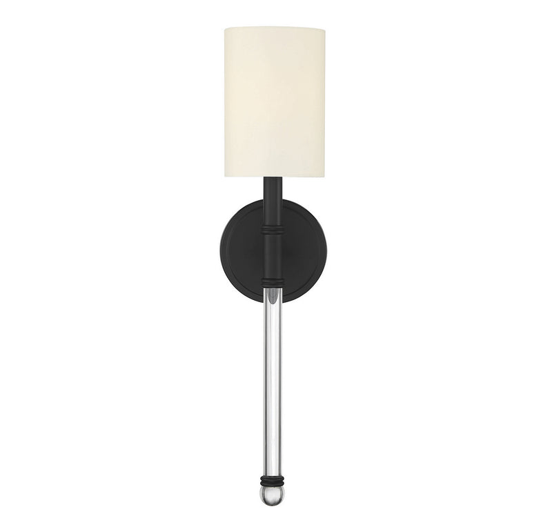 Savoy House 9-101-1-89 One Light Wall Sconce, Matte Black