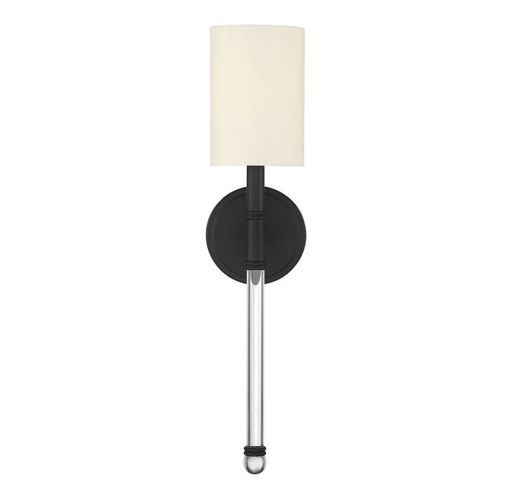 Savoy House 9-101-1-89 One Light Wall Sconce, Matte Black