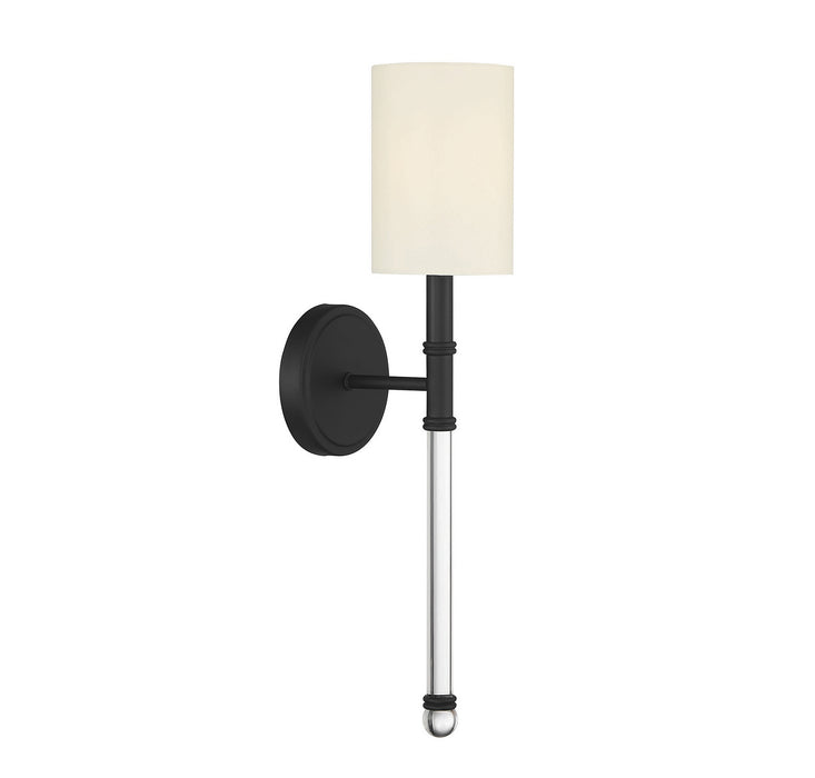 Savoy House 9-101-1-89 One Light Wall Sconce, Matte Black