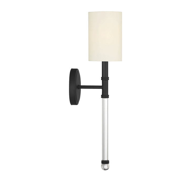 Savoy House 9-101-1-89 One Light Wall Sconce, Matte Black