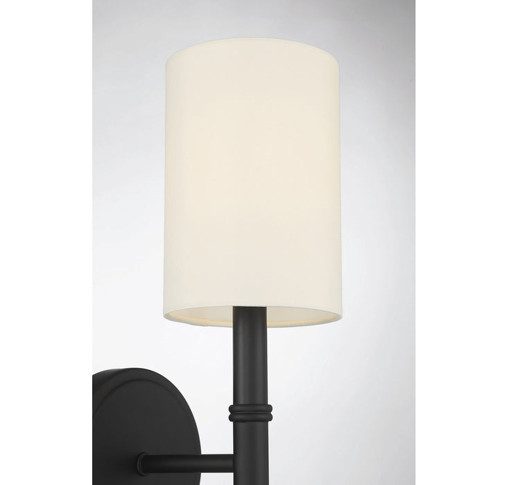 Savoy House 9-101-1-89 One Light Wall Sconce, Matte Black