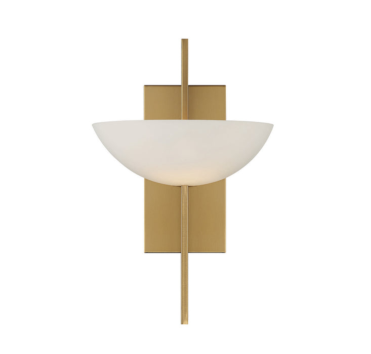 Savoy House 9-1615-1-322 One Light Wall Sconce, Warm Brass