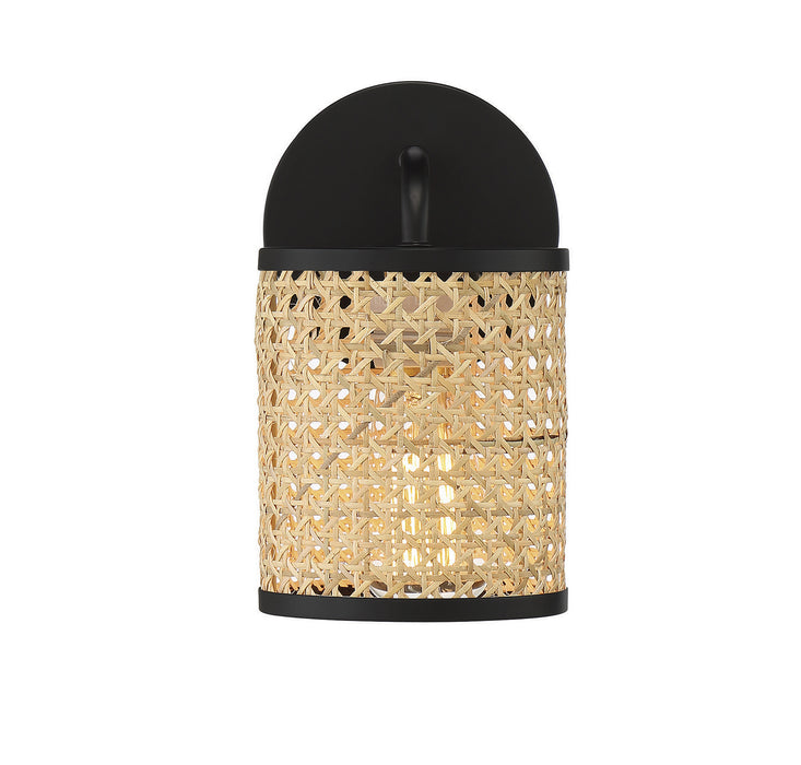Savoy House 9-1648-1-89 One Light Wall Sconce, Matte Black