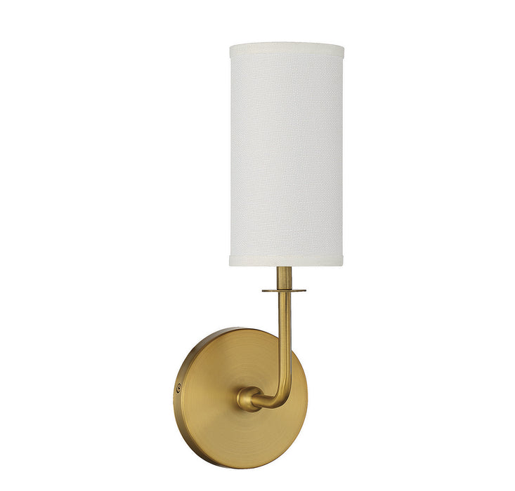 Savoy House 9-1755-1-322 One Light Wall Sconce, Warm Brass