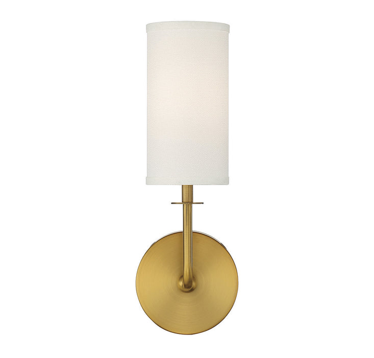 Savoy House 9-1755-1-322 One Light Wall Sconce, Warm Brass