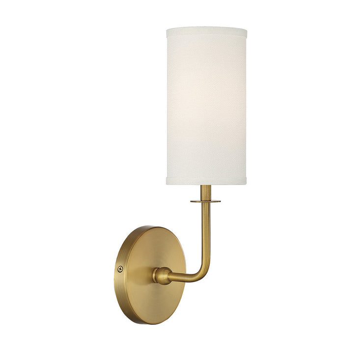 Savoy House 9-1755-1-322 One Light Wall Sconce, Warm Brass
