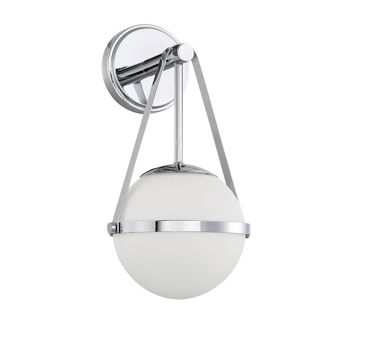 Savoy House 9-1911-1-11 One Light Wall Sconce, Polished Chrome