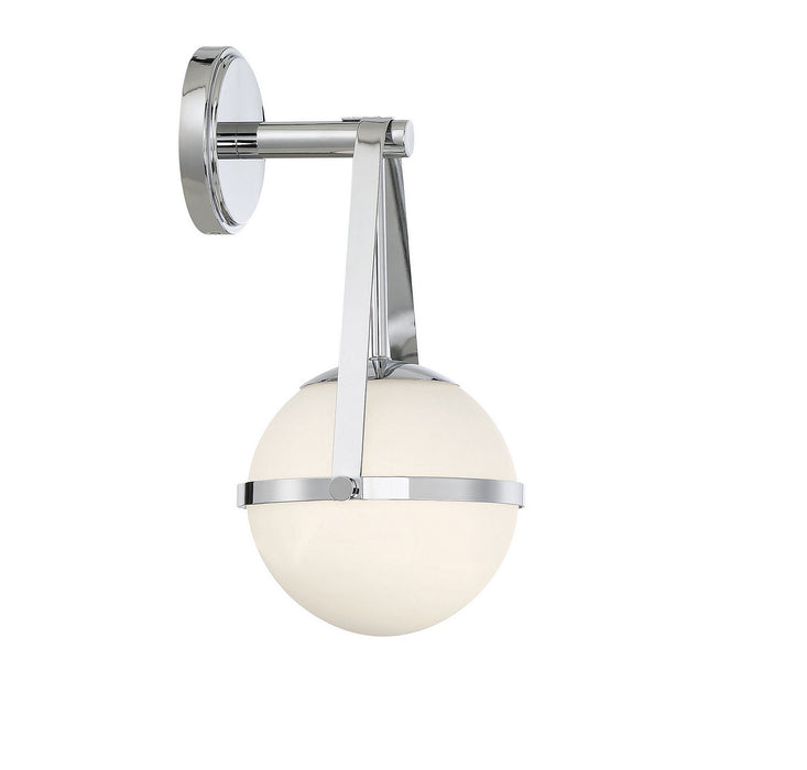 Savoy House 9-1911-1-11 One Light Wall Sconce, Polished Chrome
