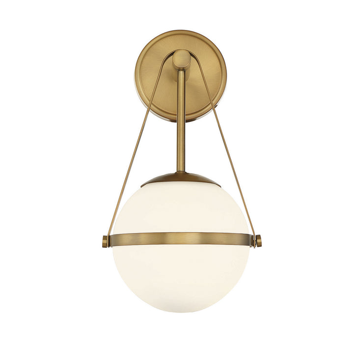 Savoy House 9-1911-1-322 One Light Wall Sconce, Warm Brass