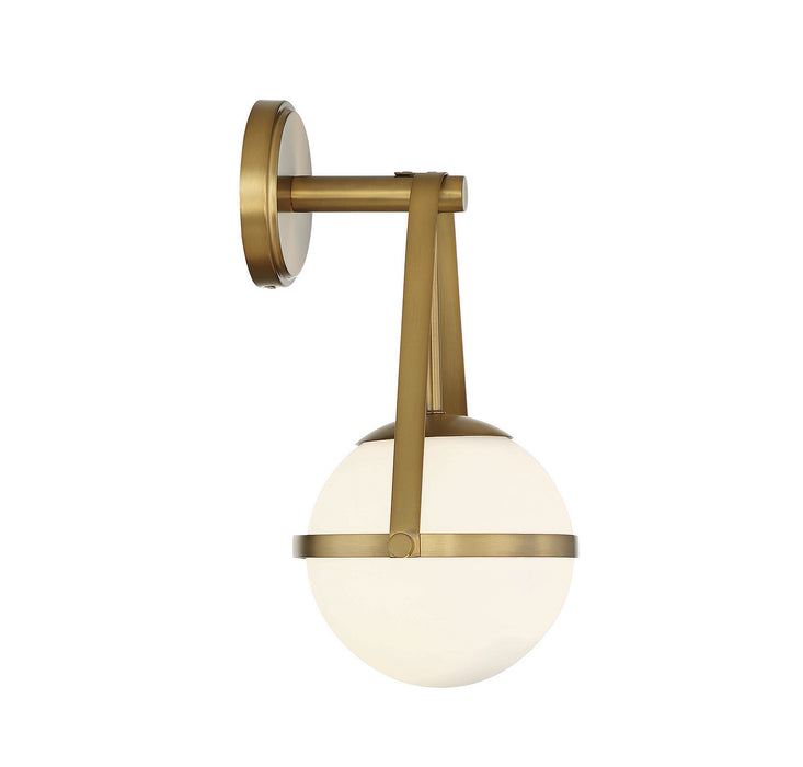 Savoy House 9-1911-1-322 One Light Wall Sconce, Warm Brass