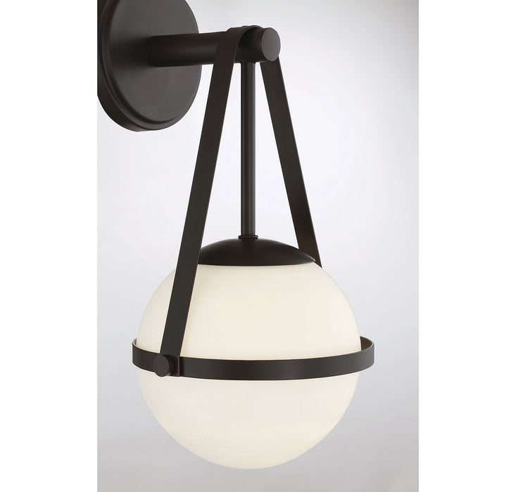 Savoy House 9-1911-1-89 One Light Wall Sconce, Matte Black