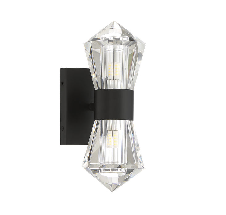 Savoy House 9-1940-2-89 LED Wall Sconce, Matte Black